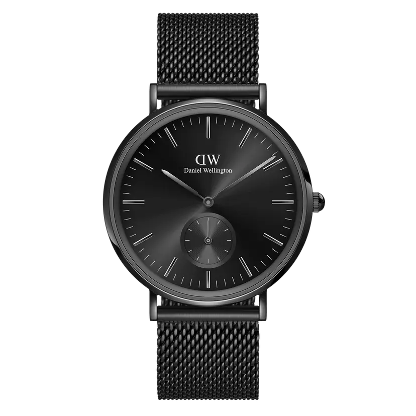 Daniel Wellington Black 40mm Watch Classic Multi-eye Ashfield Onyx | DW