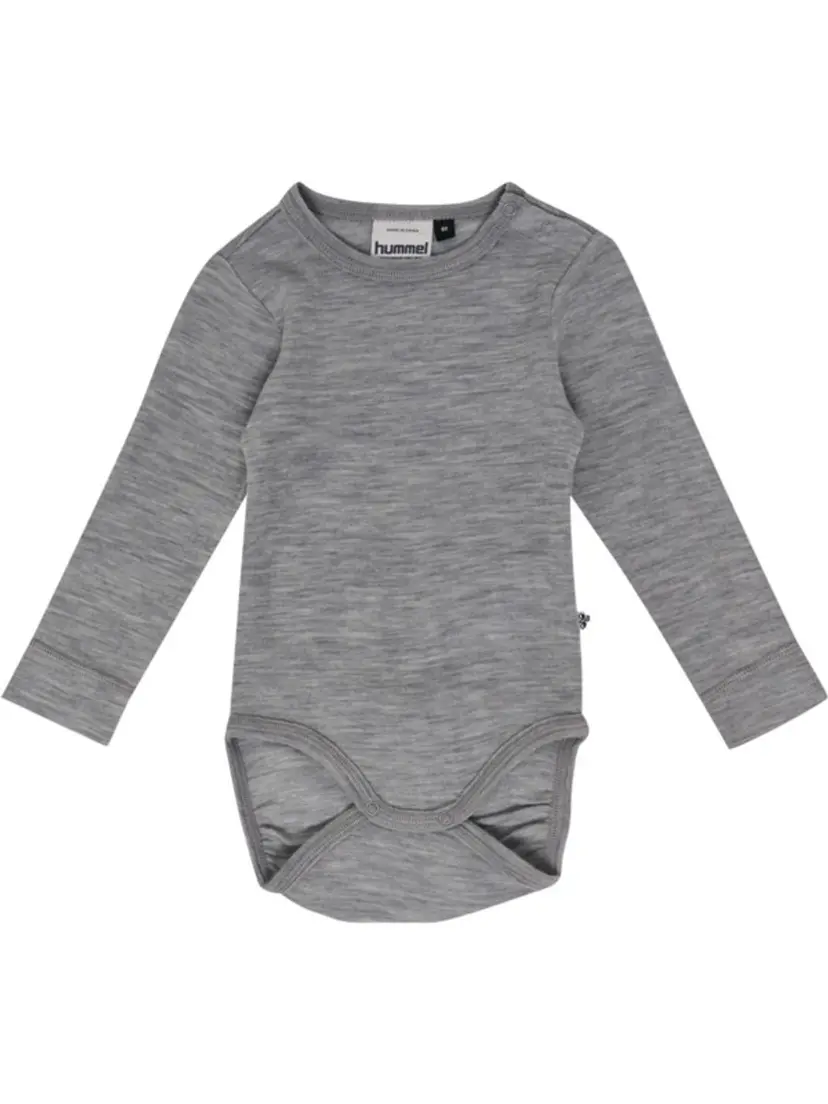 Hummel Hummel Mini Ull Body Grey Melange (98 /3 år)