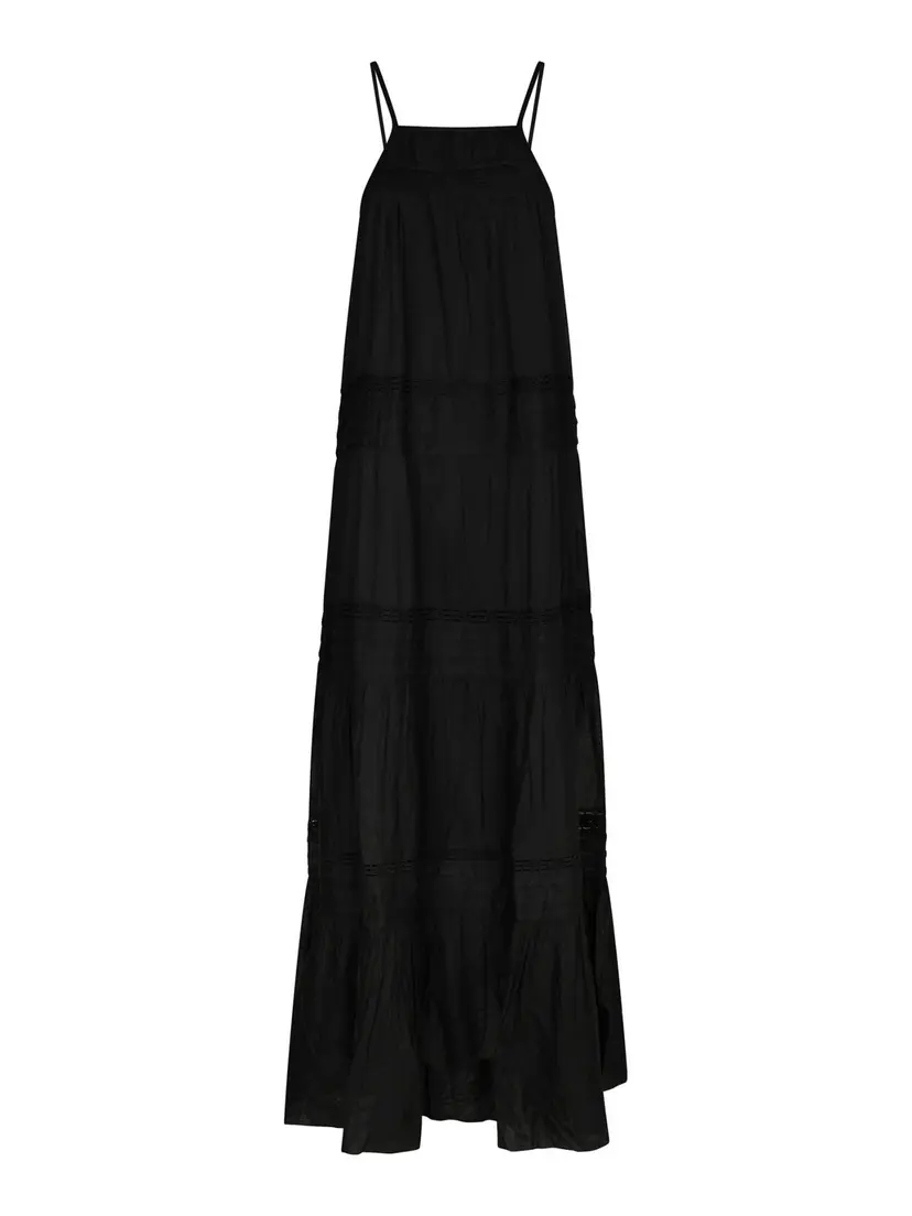 Neo Noir Martina S Voile Dress