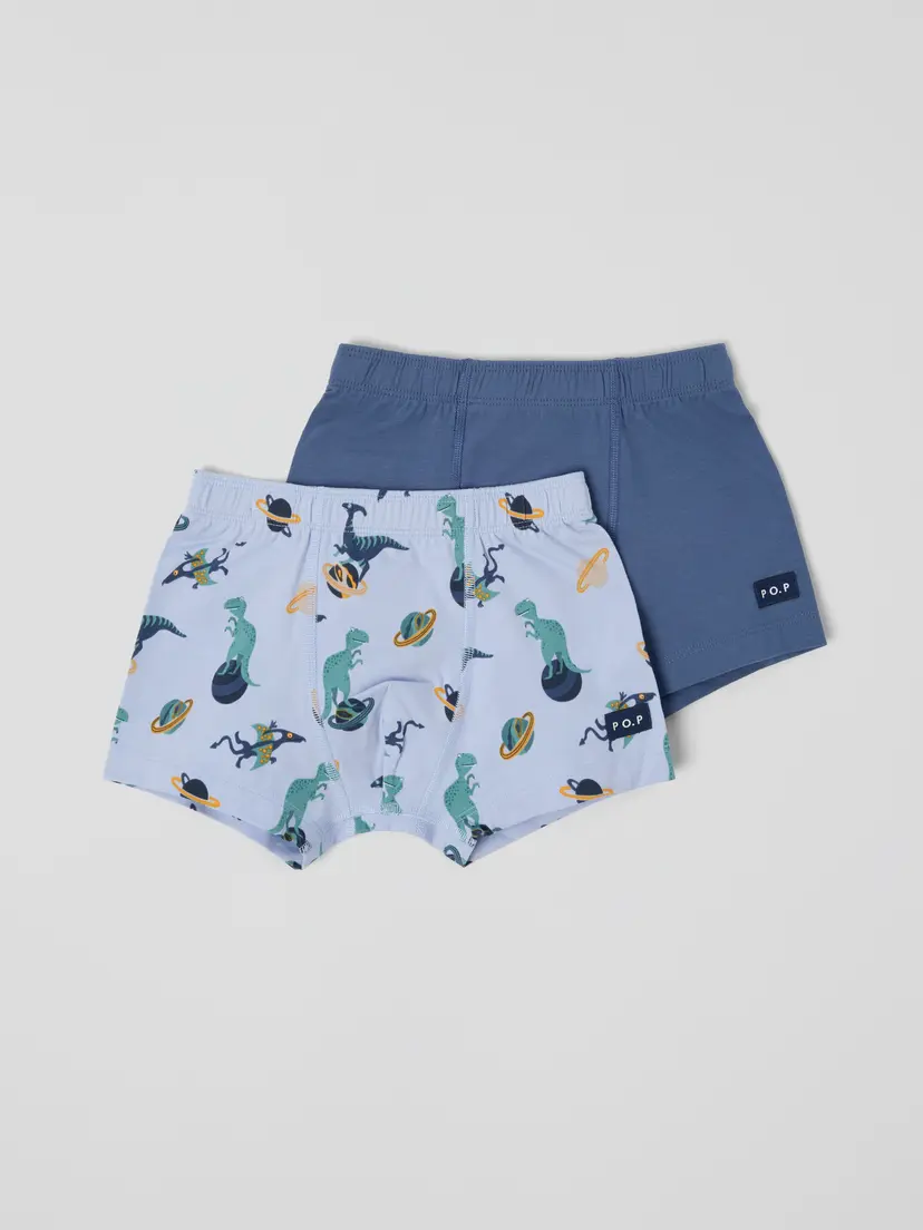 Polarn O. Pyret 2-pakning boksershorts dinosaurer