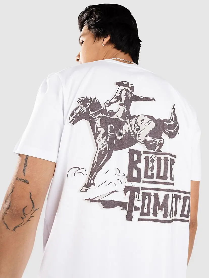 Blue Tomato Blue Tomato Yee Haw T-skjorte hvit