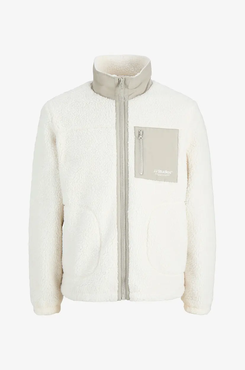 Jack & Jones Teddyjakke Jjesoho Teddy Jacket Aw26 Noos - Grå
