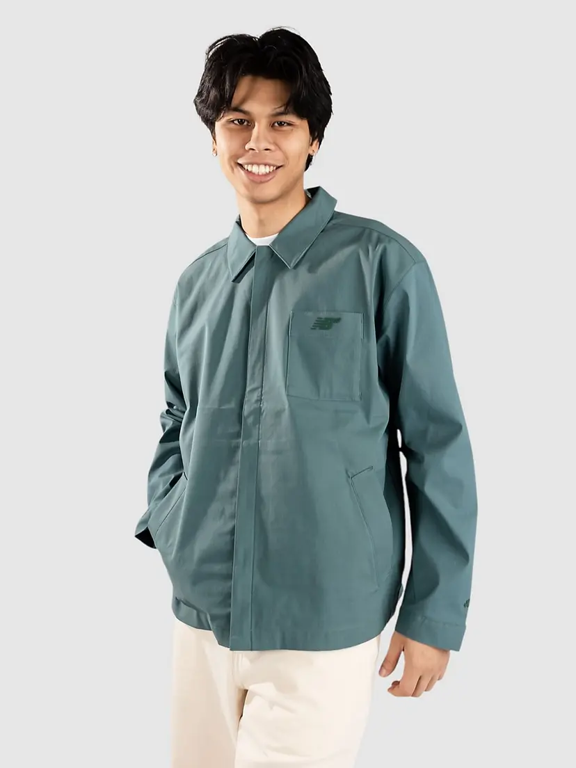 New Balance New Balance Numeric Coaches Twill Jakke blå