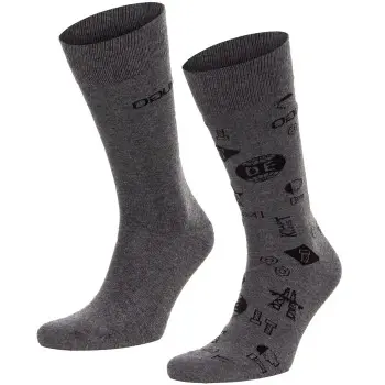 Hugo HUGO Strømper 2P RS Icons CC Socks Grå/mørkgrå Str 39/42 Herre
