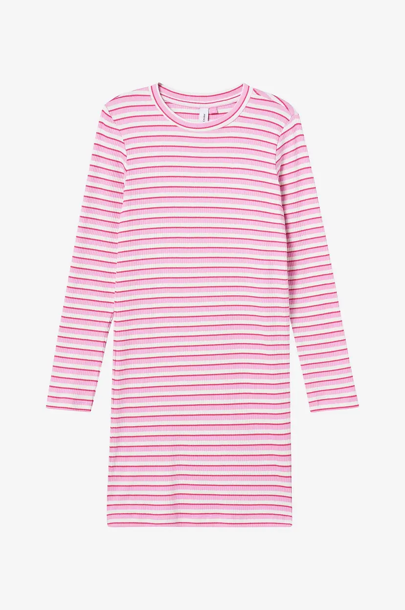 Vero Moda Girl Kjole vmVio LS Short Dress Jrs Girl - Rosa