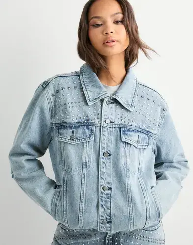 One Teaspoon One Teaspoon - Blå - 25yr Trucker Jacket