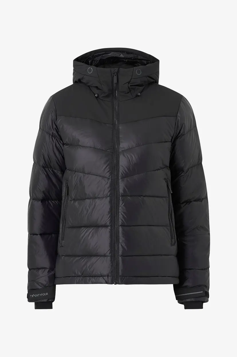 Twentyfour Dun jakke Aurora Warm - Svart