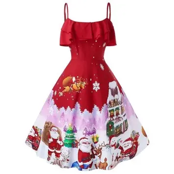 Lili Marleen Julekjole: Christmas partytime, rød