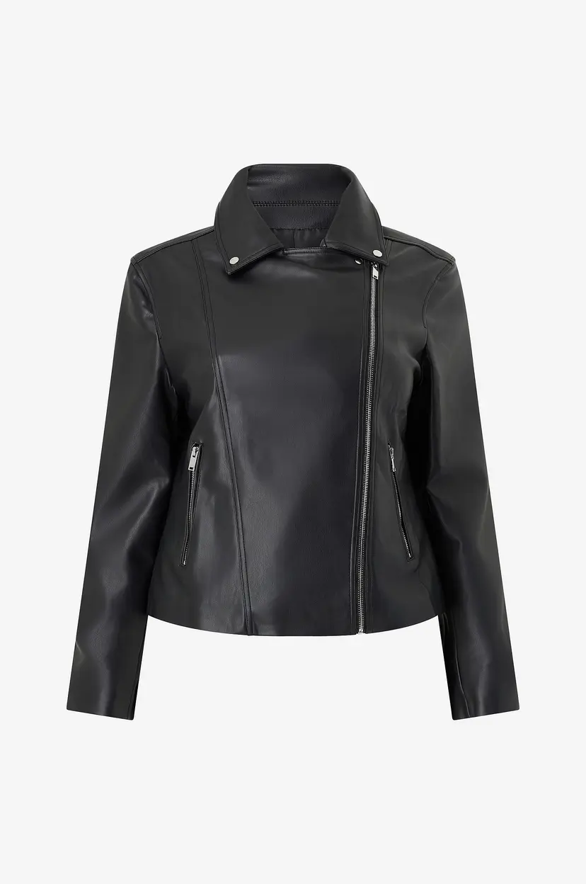 Mango Biker jakke Liz - Svart