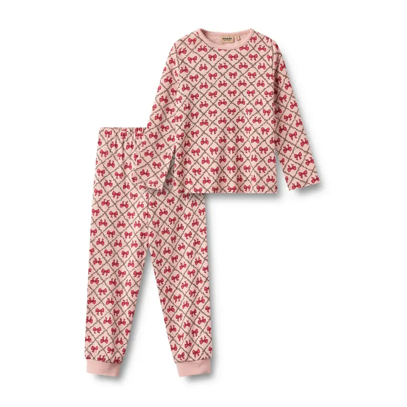 Wheat Wheat - Julepysj 2-delt Mila Dim Rose Bows
