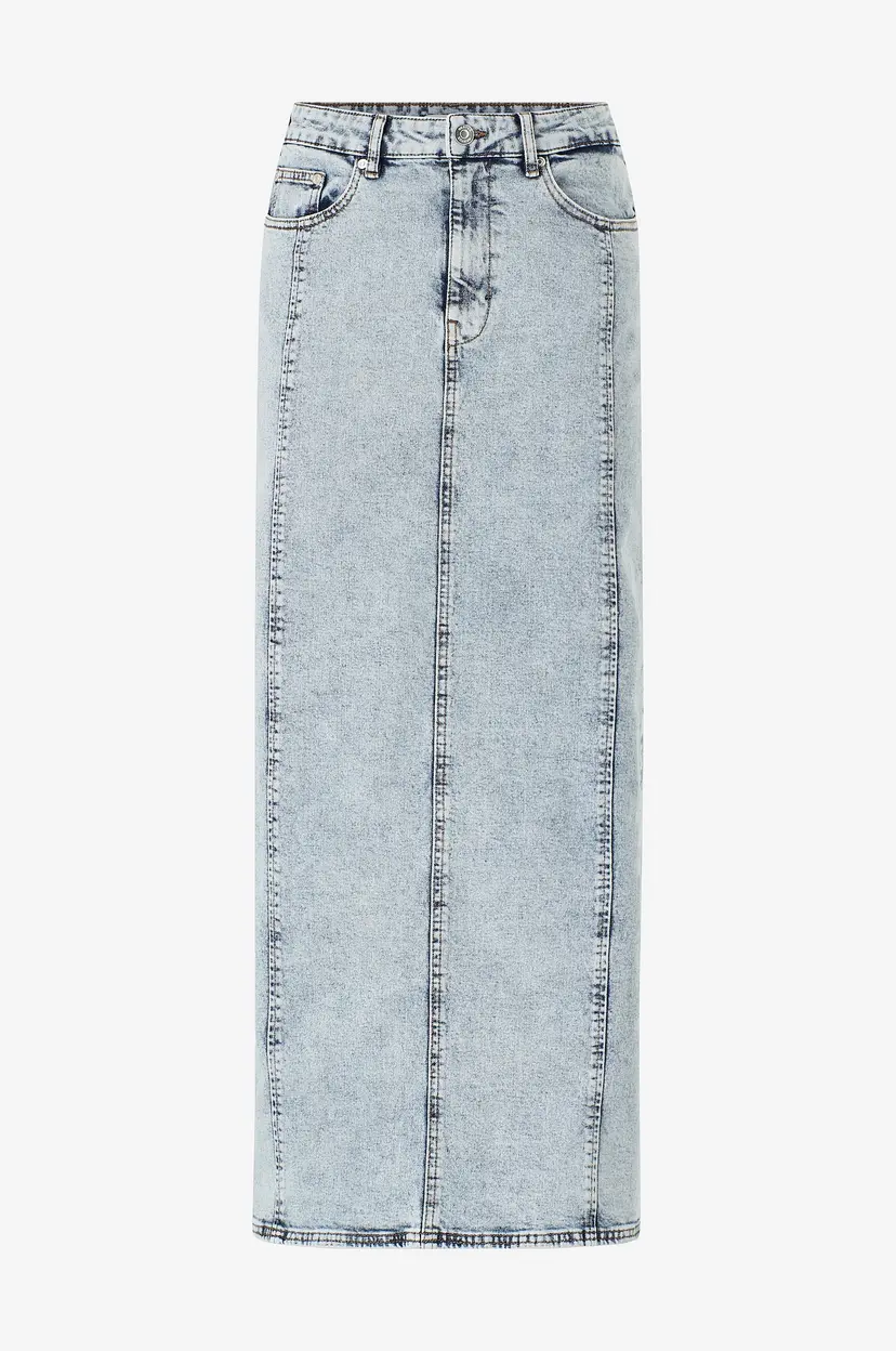Gestuz Denim skjørt TilliaGZ Long Skirt - Blå