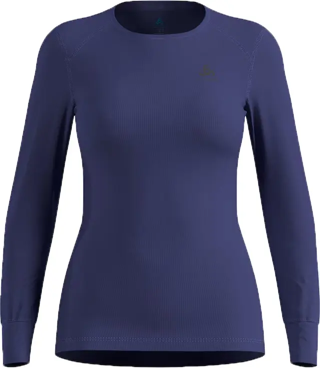 Odlo Odlo Women's Active Warm ECO Baselayer Shirt Skipper Blue