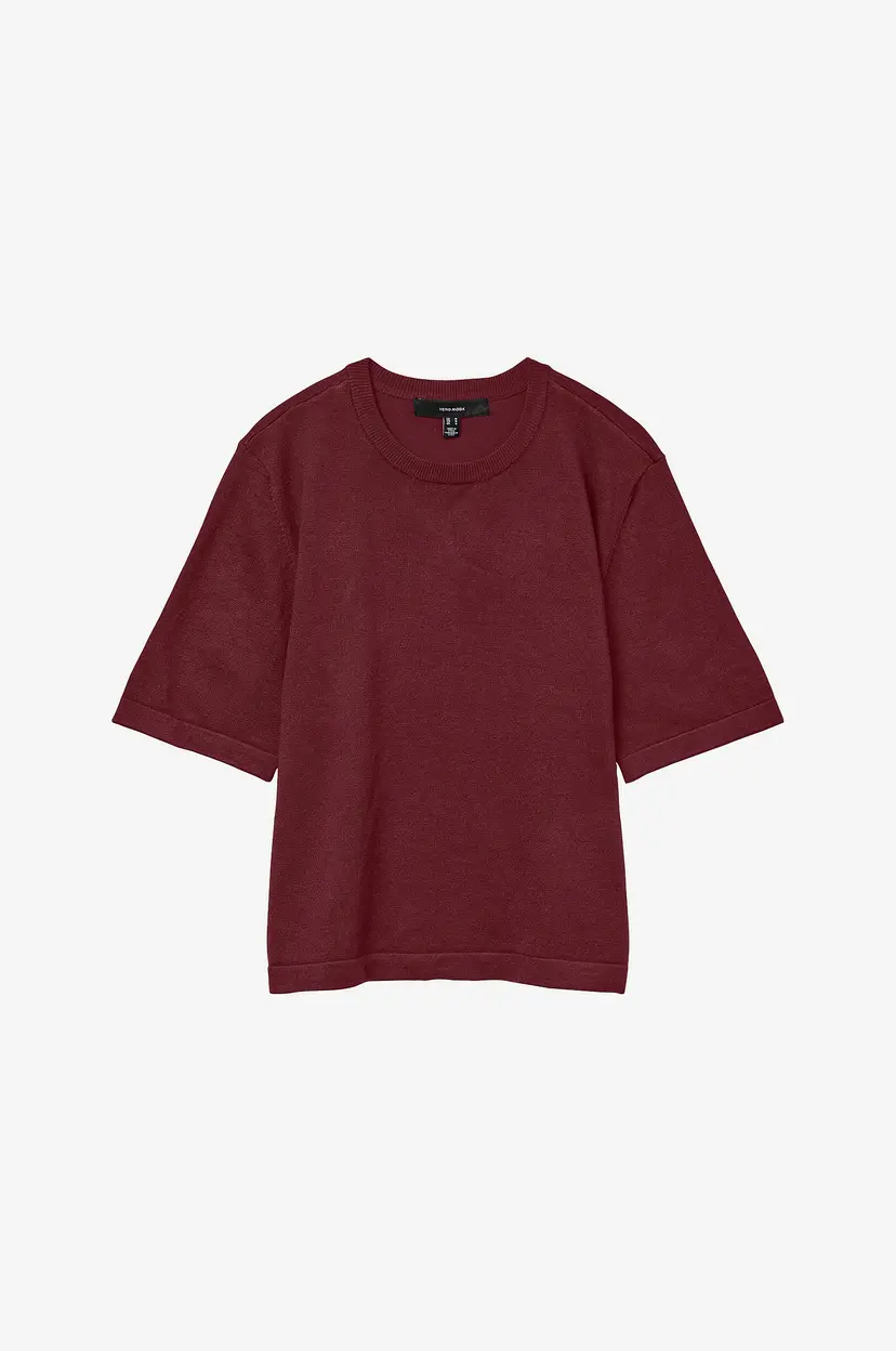 Vero Moda Topp vmSilje 2/4 O-neck Oversize - Rød