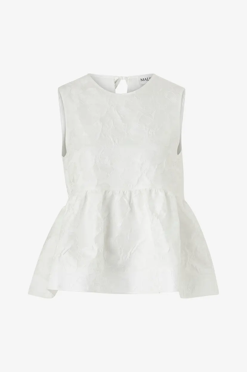 By Malina Topp Gianna Oversized Blouse - Hvit