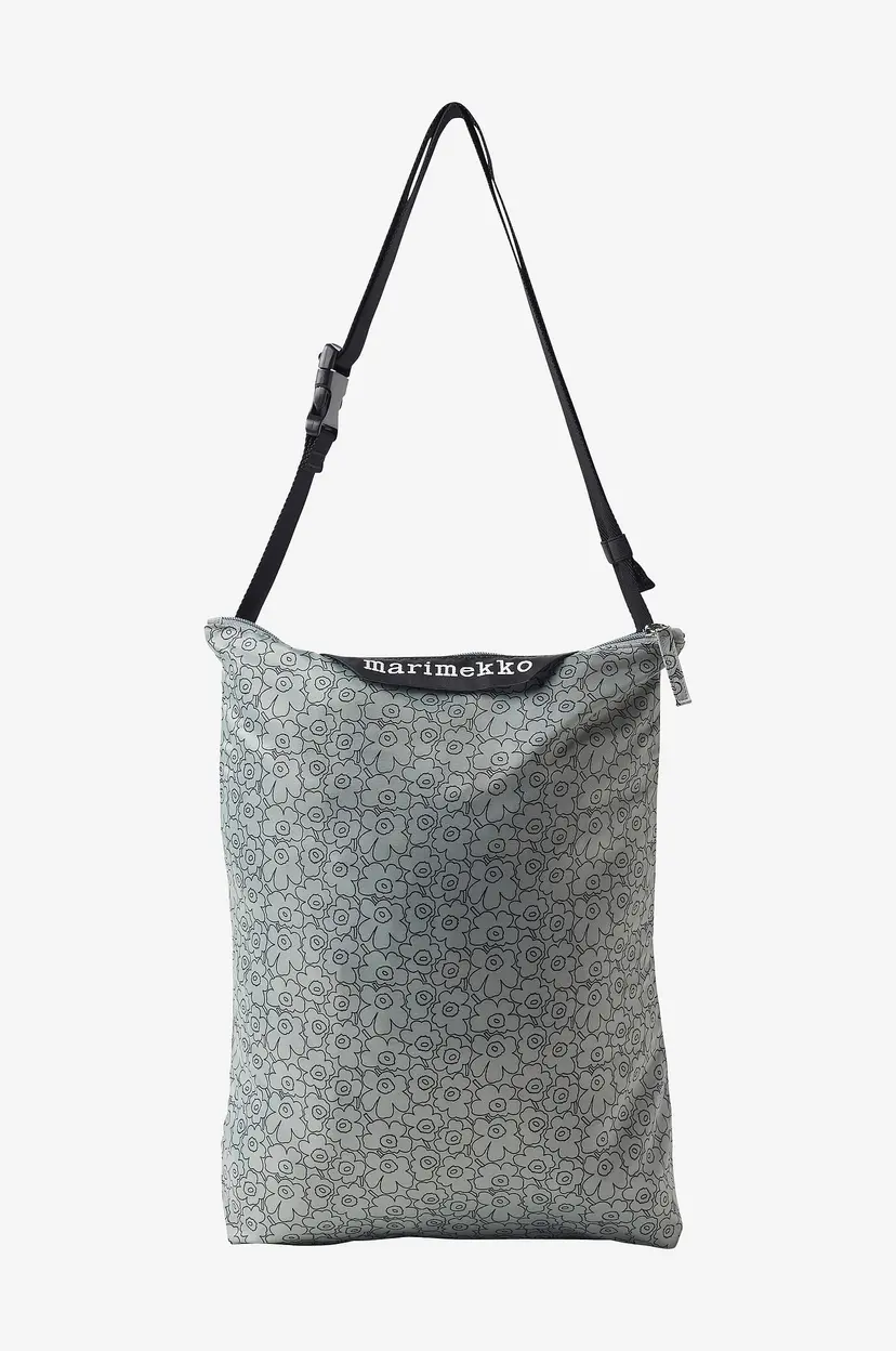 Marimekko Veske Neat Crossbody Piirto Unikko M - Grå