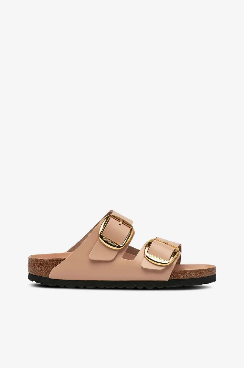 Birkenstock Sandaler Arizona BB Lena High Shine New Beige Hex - Beige
