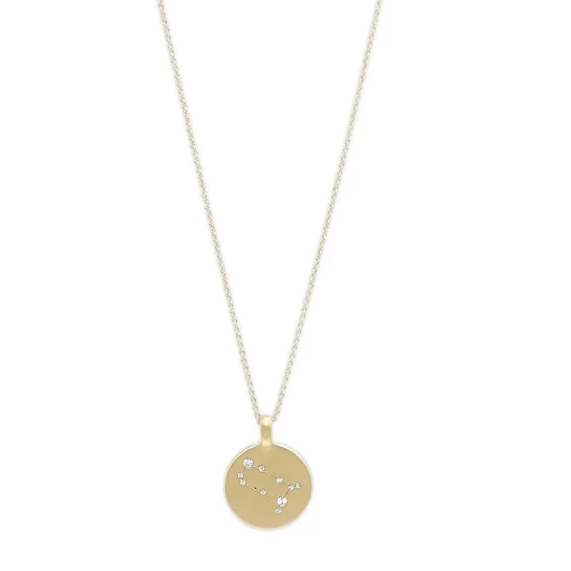 Pilgrim Pilgrim TVILLING stjernetegn-halskjede, gullbelagt