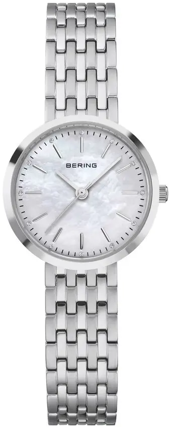 BERING Bering Dameklokke 19126-700 Classic Hvit/Stål Ø26 mm