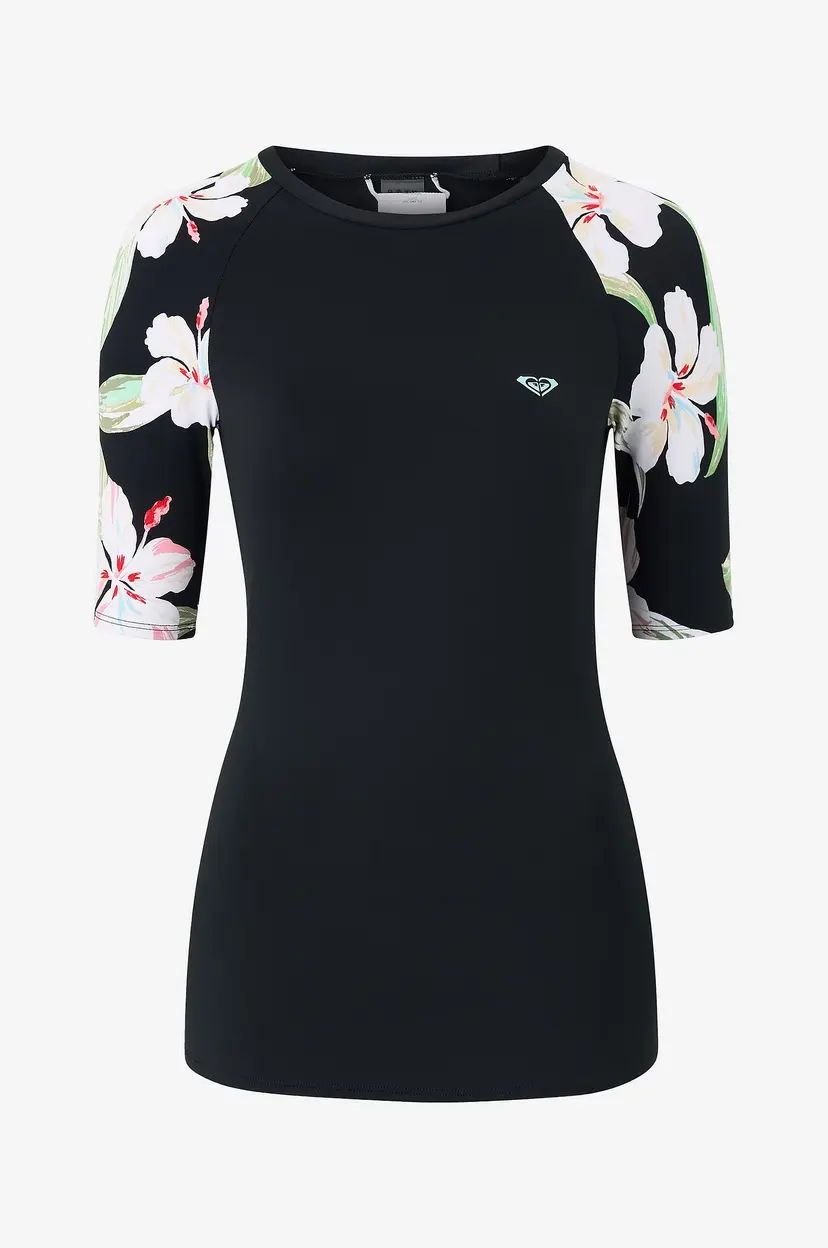Roxy Svømmeoverdel The Classic Lycra SS PT - Svart