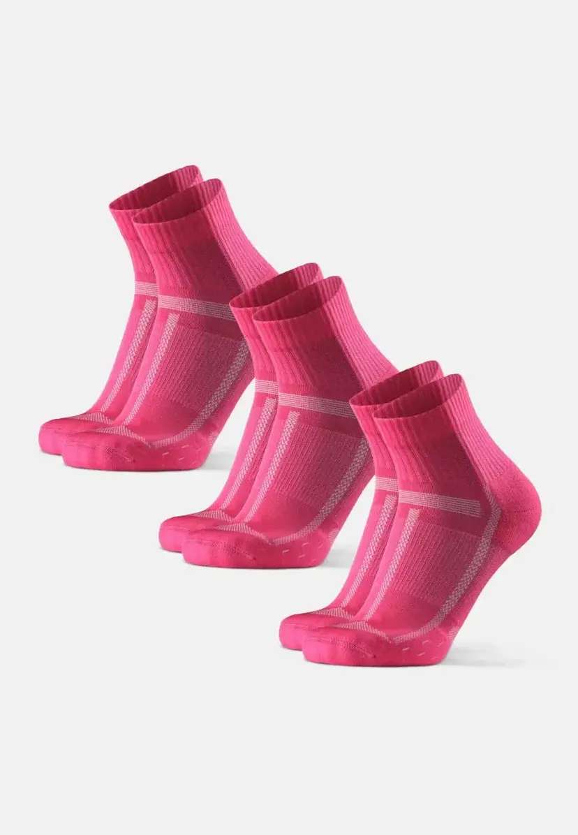 DANISH ENDURANCE DANISH ENDURANCE LONG DISTANCE RUNNING QUARTER STRØMPER PINK 39-42
