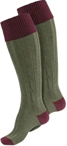 Alan Paine Alan Paine M's Sock Merlot/Fern
