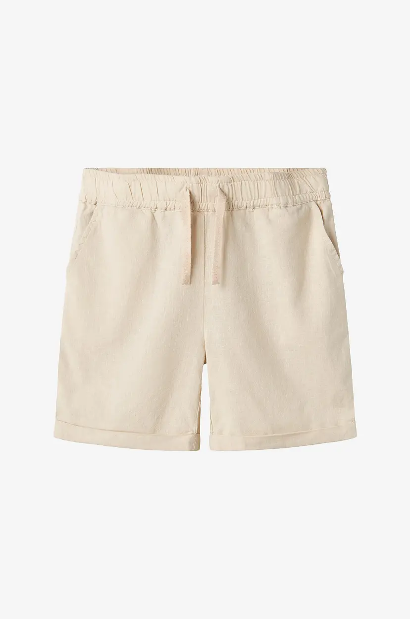 NAME IT Shorts nkmFalinnen Shorts - Beige