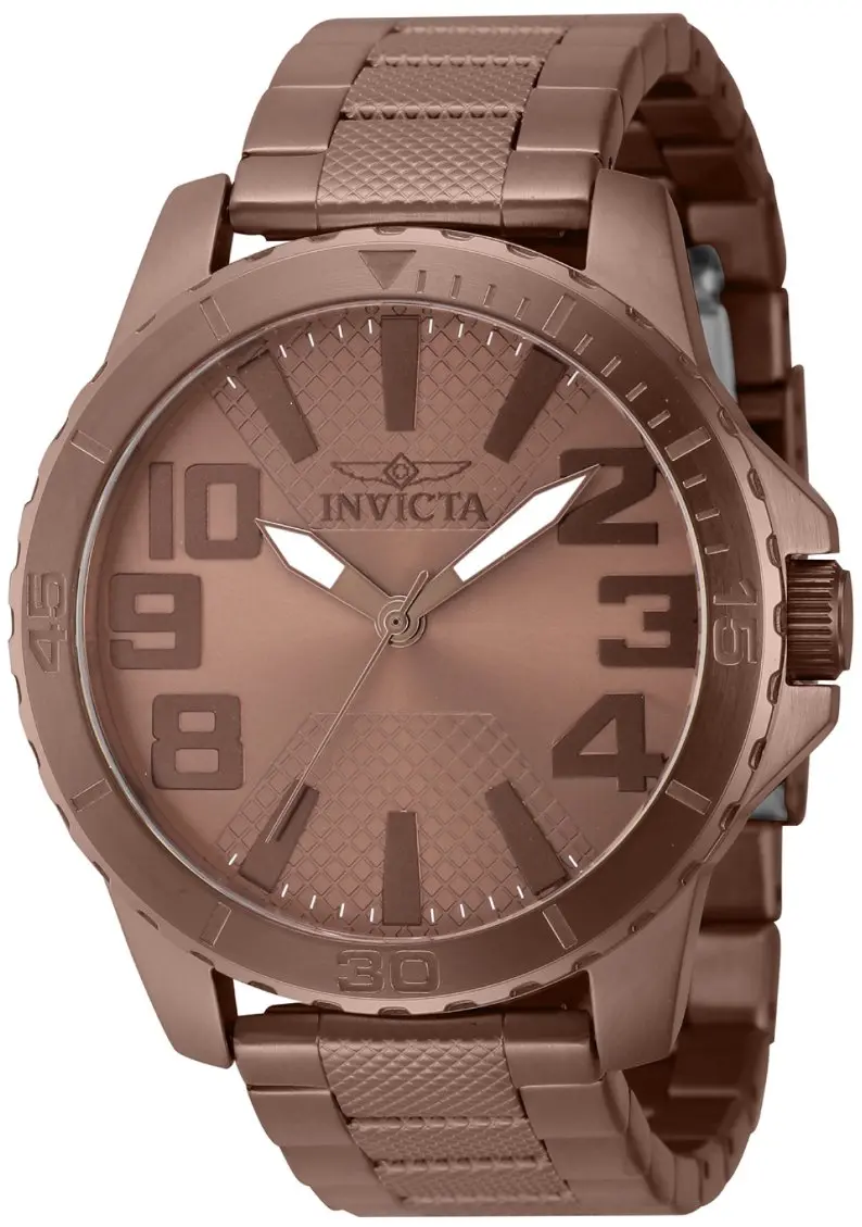 Invicta Invicta Herreklokke 46303 Speedway Brun/Stål Ø48 mm