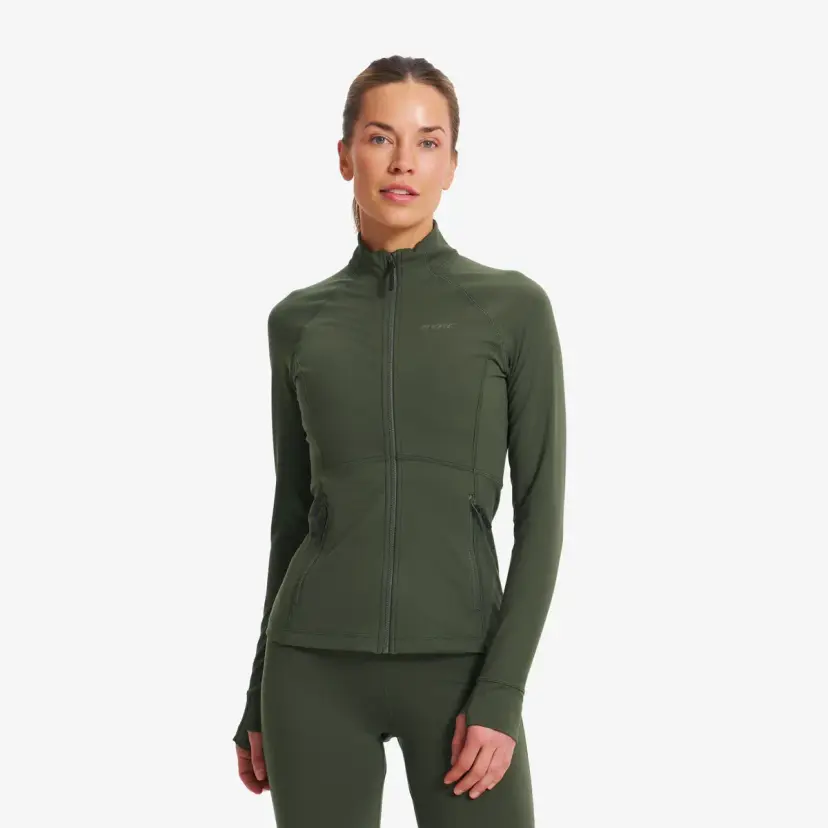 RevolutionRace Paragon Soft Full-Zip Jacket Dame Kambaba Green