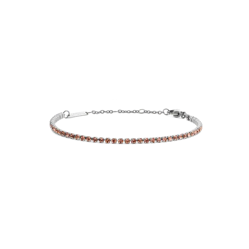 Daniel Wellington Silver Bracelet Classic Tennis Apricot | DW