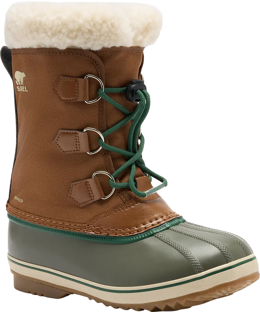 Sorel Sorel Kid´s Little Kids Yoot Pac Nylon Wp Velvet Tan, Stone Green