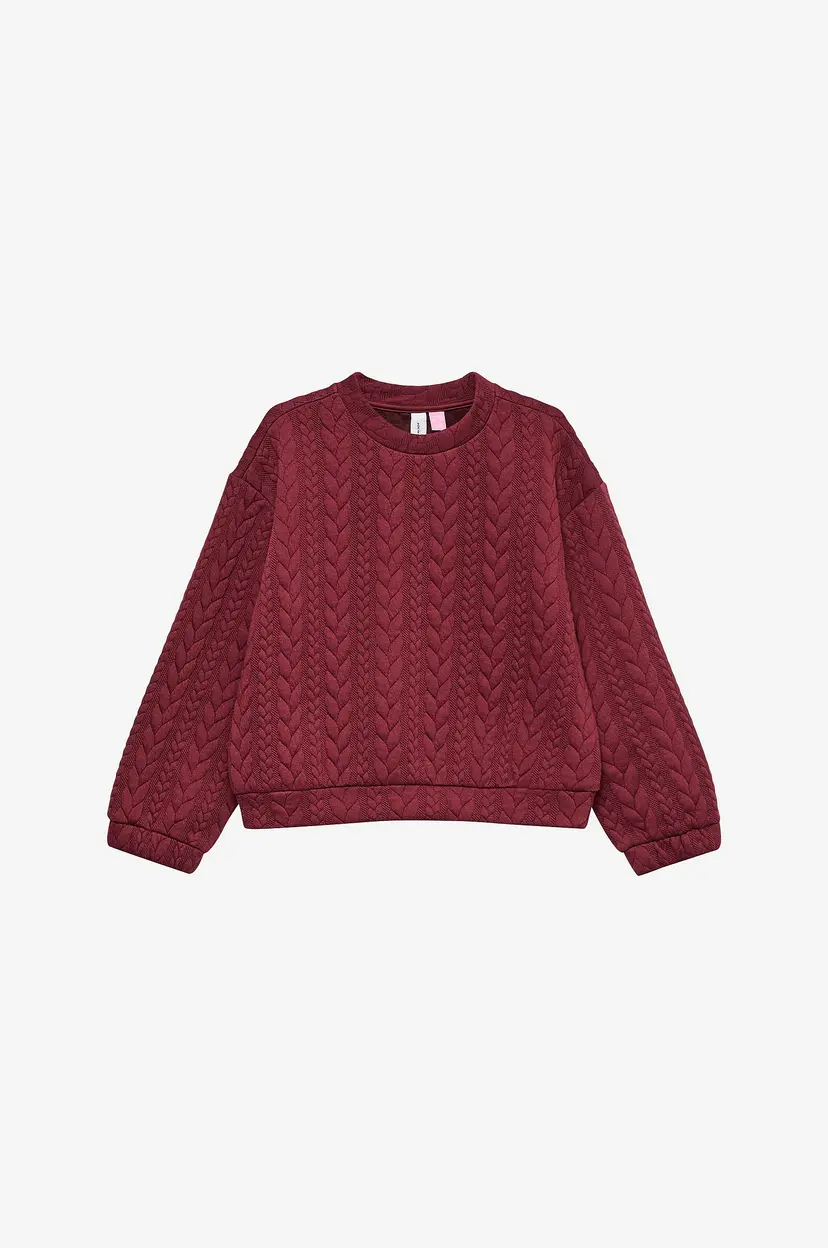Vero Moda Girl Genser vmJanni LS O-neck Sweat Jrs Girl - Rød