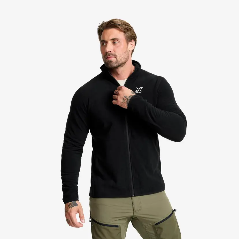 RevolutionRace Hiker Full-zip Fleece Herre Black