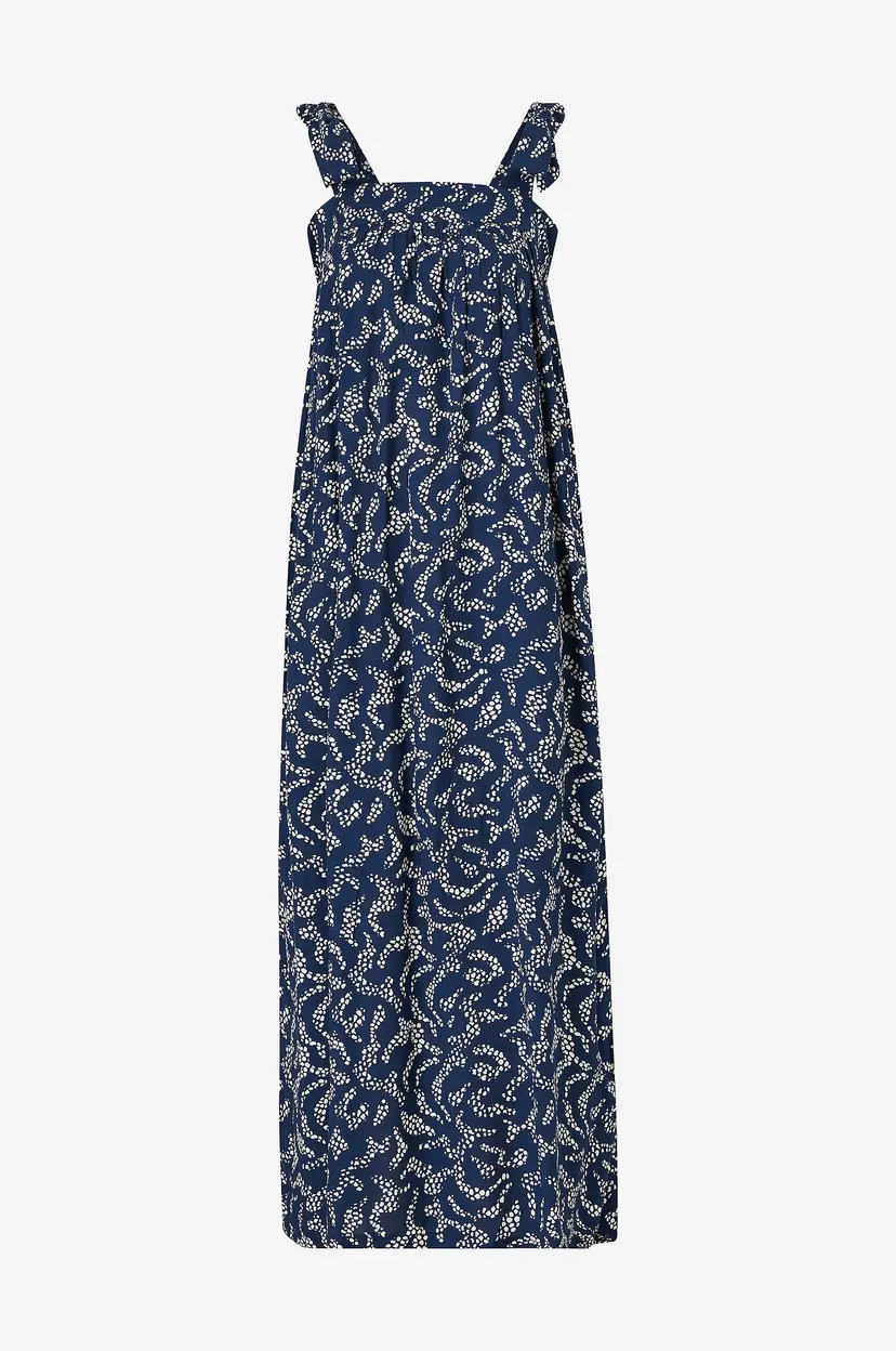Kaffe Maxikjole kaBarton Dress - Blå