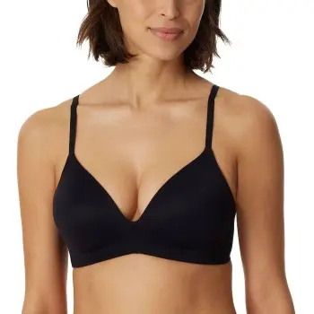 Schiesser Schiesser BH Invisible Soft Bra With Underwired Bra Svart B 85 Dame