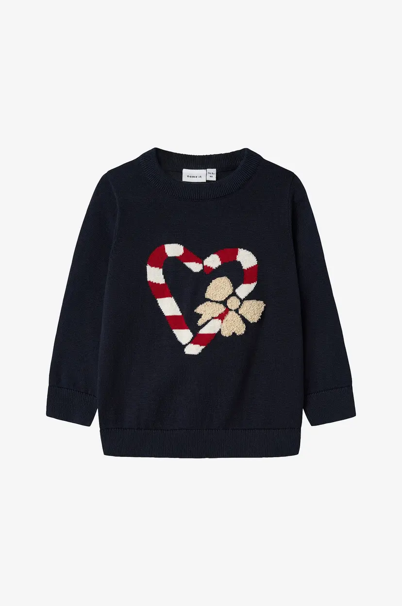 NAME IT Genser nmfReamo LS Knit - Blå
