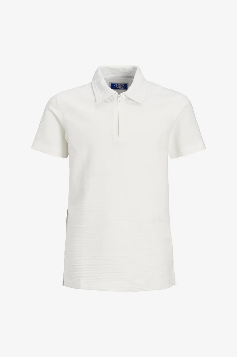 Jack & Jones Junior T-skjorte jjBenja Polo SS Jnr - Hvit
