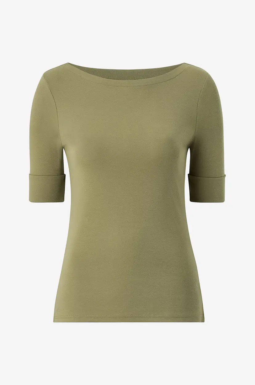 Lauren Ralph Lauren Topp Judy Elbow Sleeve Knit - Grønn