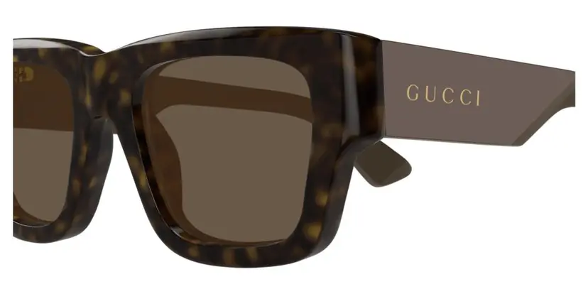 Gucci GG1668S solbriller, havana