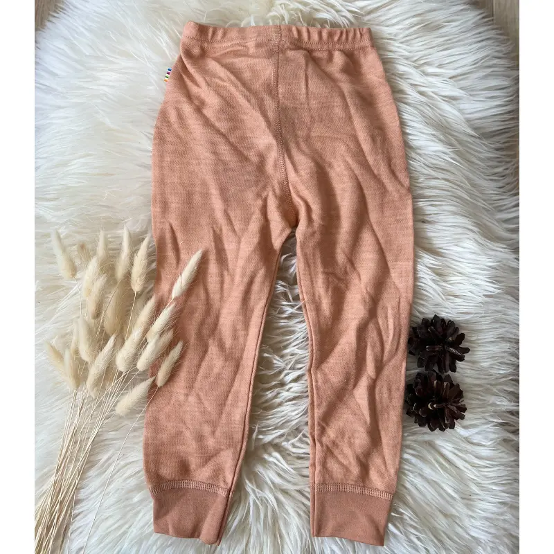 Joha Leggings i ull/bambus "Farm" Peach