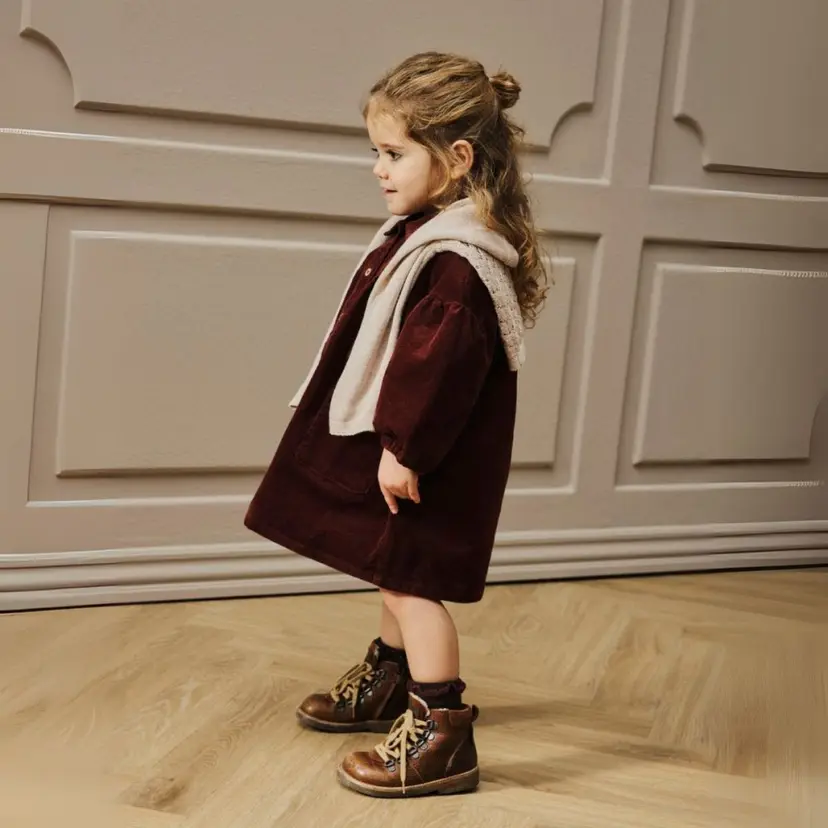 Lil`Atelier Lil'Atelier - Kjole Cord Obert Hot Chocolate