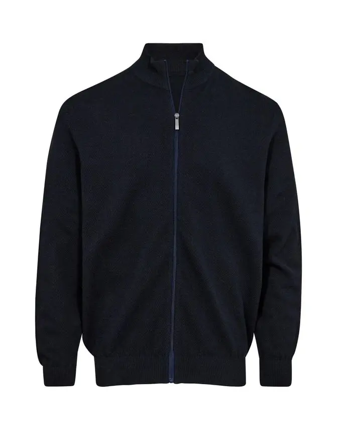 Black Blue Reg fit cardigan