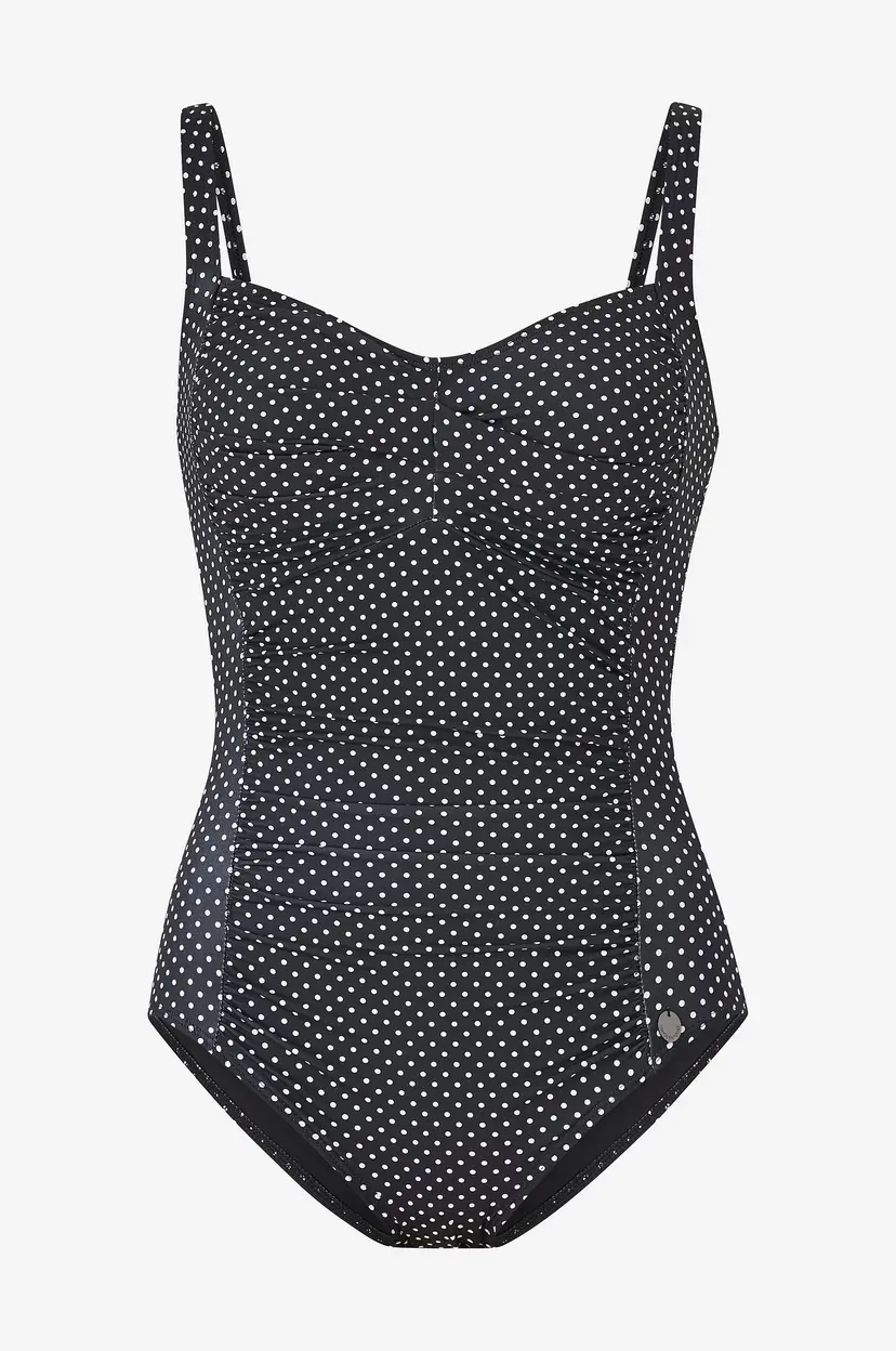 Panos Emporio Badedrakt Potenza Solid Swimsuit Recycled - Svart