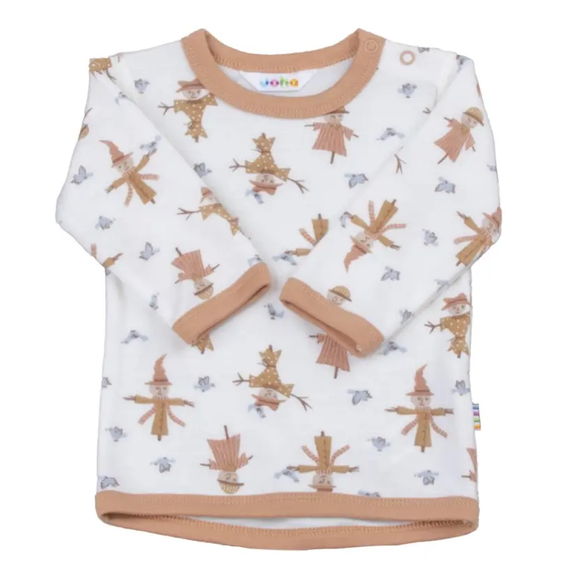 Joha Joha - Trøye Ull og Bambus Scarecrow - Off White/ Peach