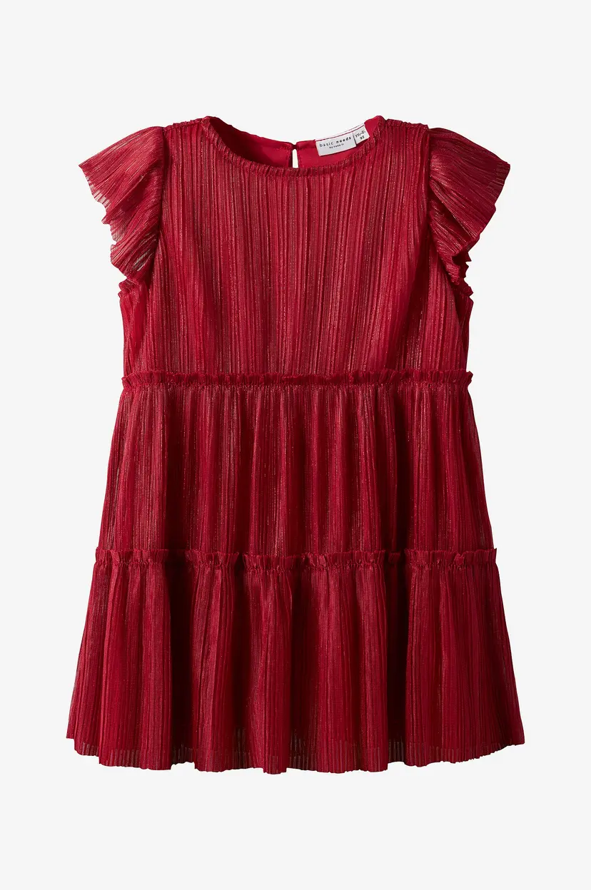 NAME IT Kjole nmfViviun Capsl Dress R - Rød