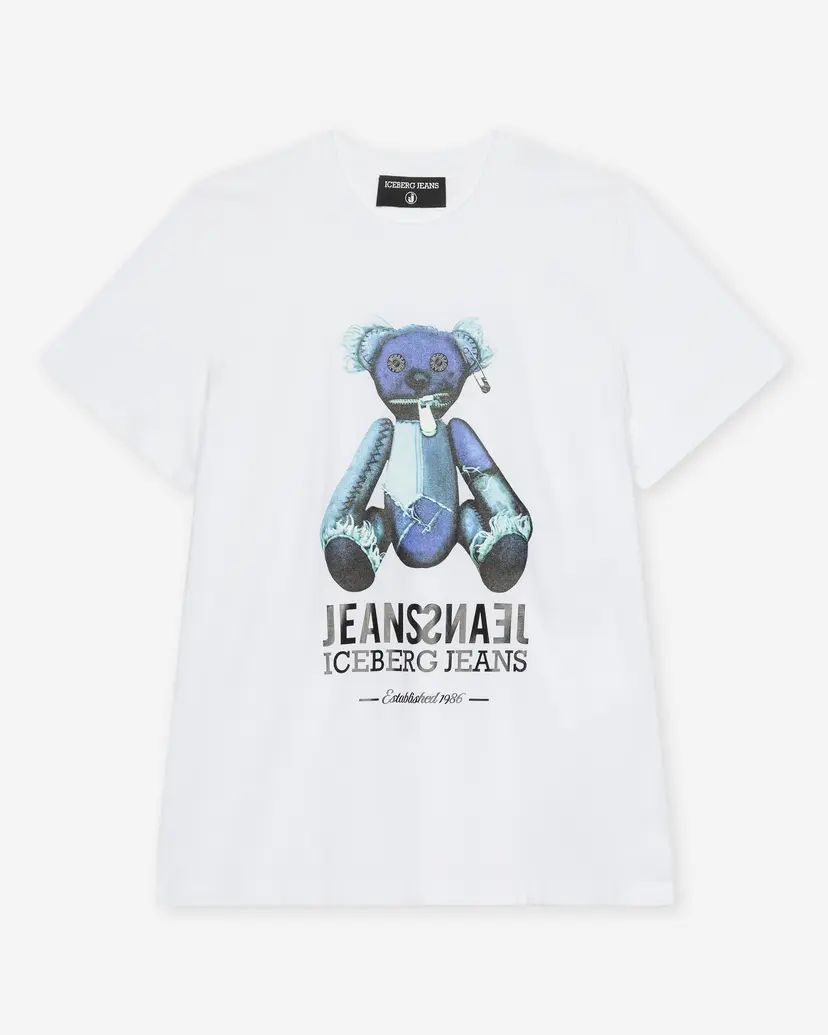 Iceberg Jeans Iceberg Jeans F023-P400 White T-shirt