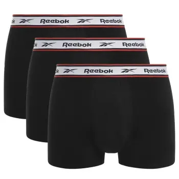 Reebok Reebok 3P Barlow Sports Trunk Svart bomull Medium Herre