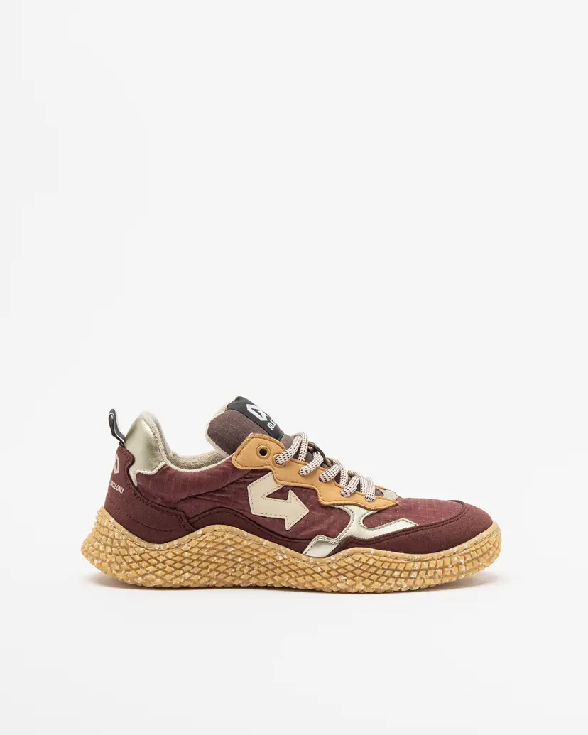 ID.Eight ID.Eight HANA Merlot Burgundy Sneakers