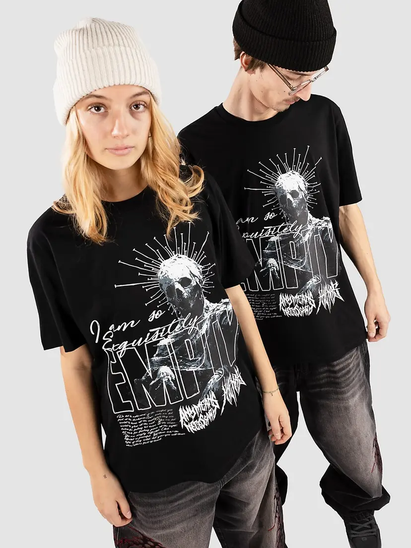 Any Means Necessary Any Means Necessary Empty T-skjorte svart
