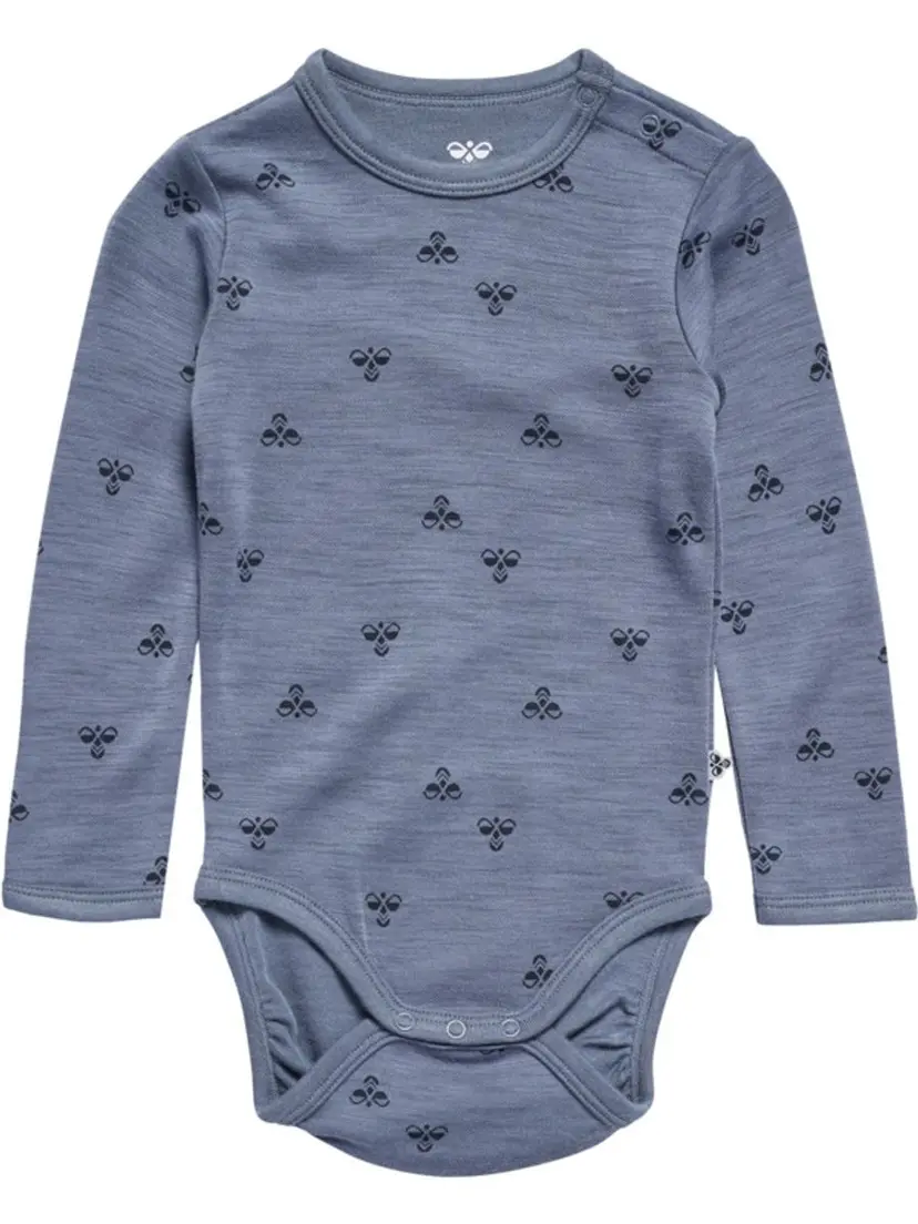Hummel Hummel Mini Langermet Ullbody Flint Stone (98 /3 år)