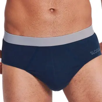 Sloggi Sloggi 2P Men GO ABC 2 0 Briefs Marine bomull X-Small Herre